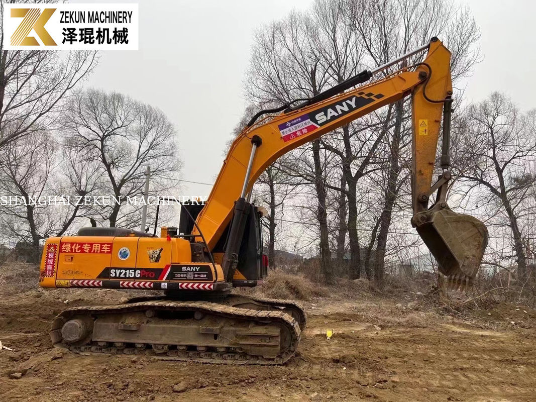 Stosowany Sany SY215C Pro Excavator Średni wielkości Crawler z wiadrem 1,2M3