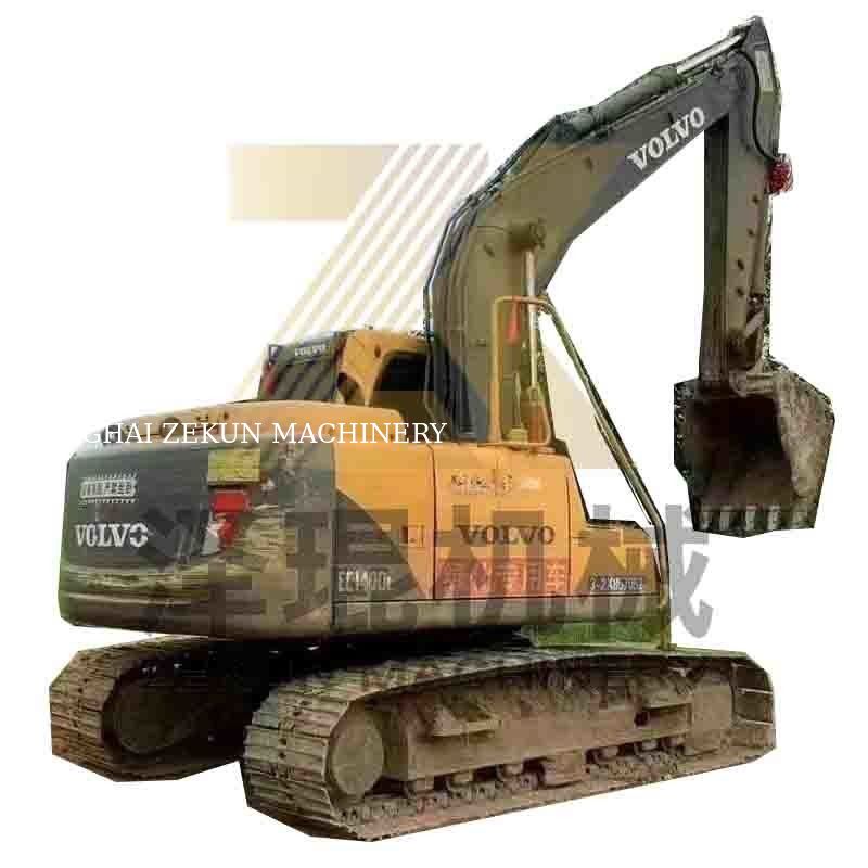 Volvo EC140DL 14-tonowa używana koparka z niską godziną pracy i trwałym cylindrem hydraulicznym