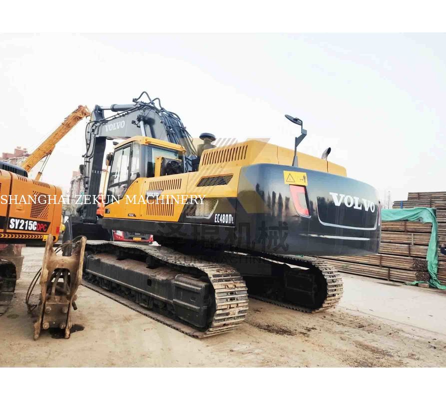 Wykorzystane koparki VOLVO EC480DL 270KW Moc i pojemność wiadra 1,77 3,8 m3