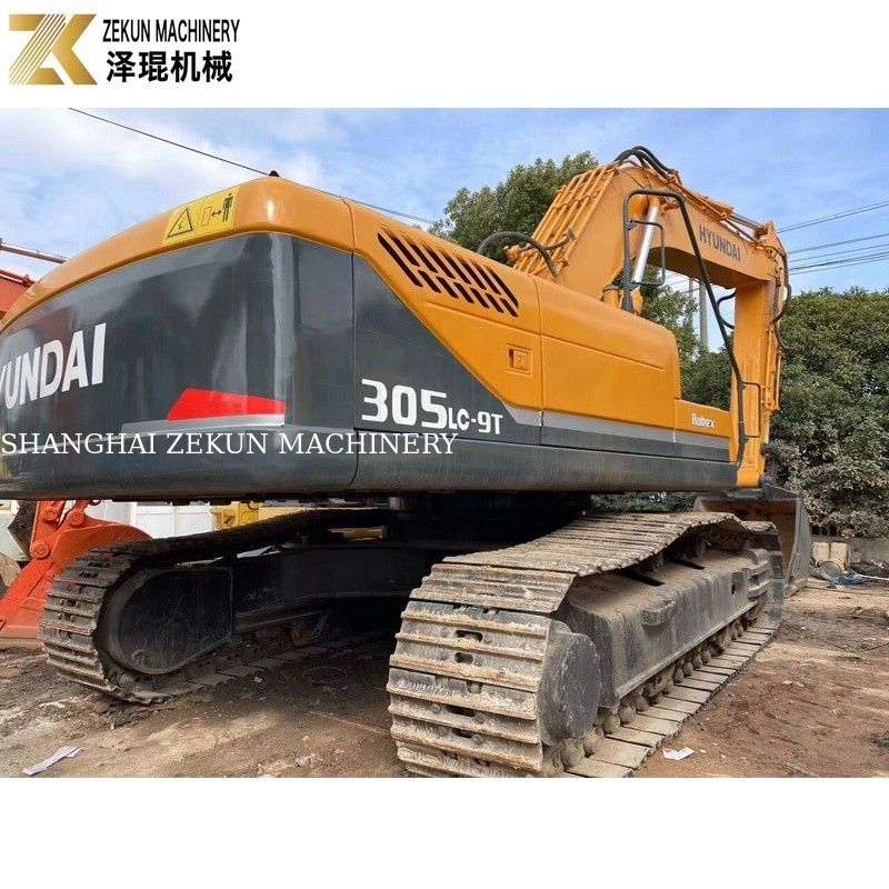 30 ton używanej koparki Hyundai R305 do budowy dróg Kopanie 2001-4000 godzin roboczych