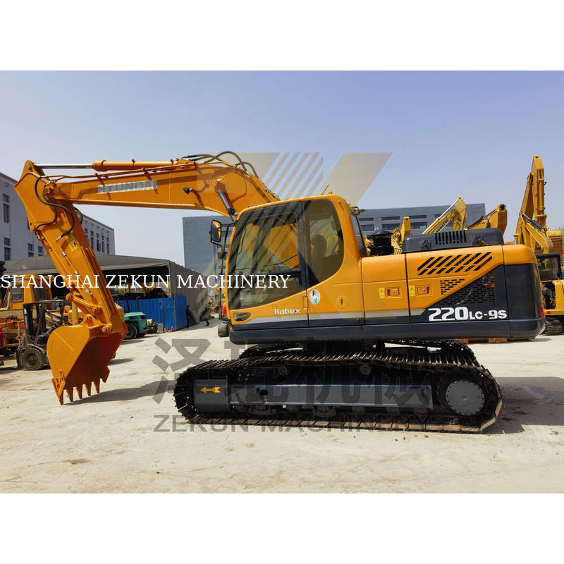 2019 używany oryginalny Korea Hyundai 220 220-9 Digger z 22 tonami masy roboczej