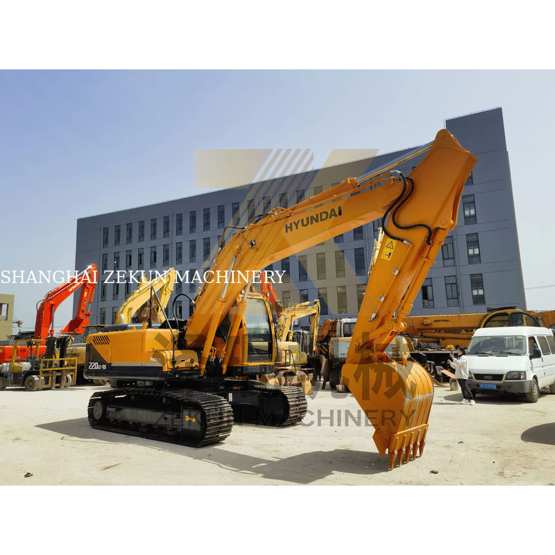 2019 używany oryginalny Korea Hyundai 220 220-9 Digger z 22 tonami masy roboczej