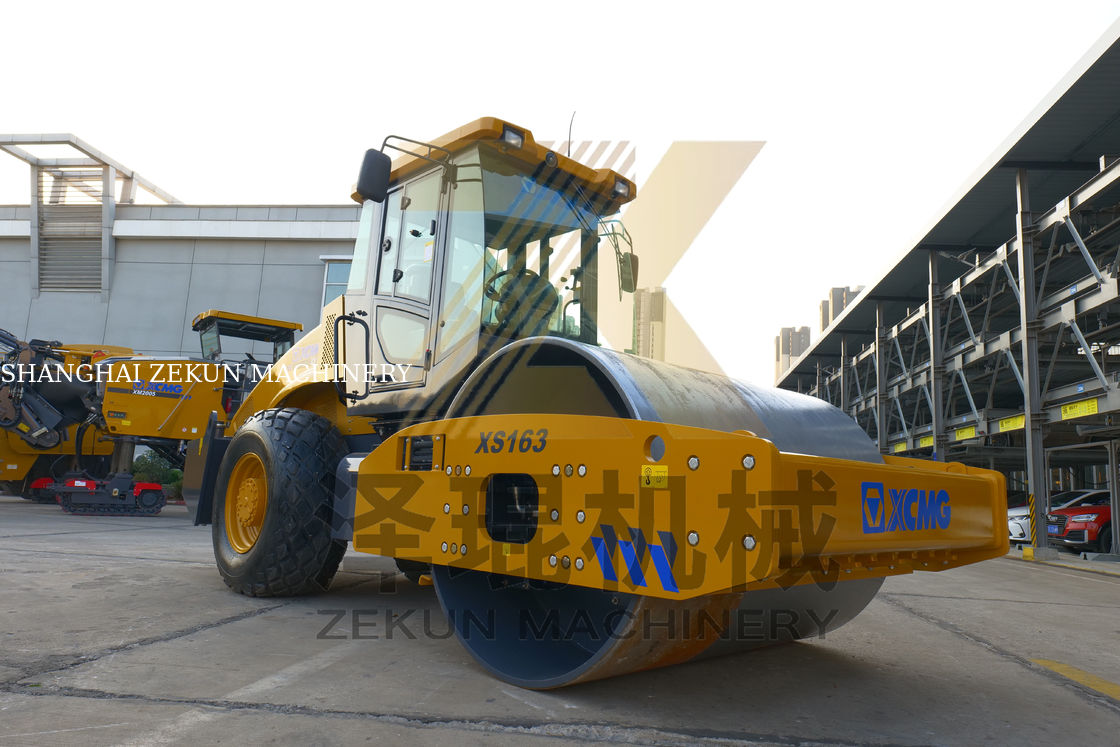 16ton XCMG XS163 Wibratory Roller China Stage II Equipment