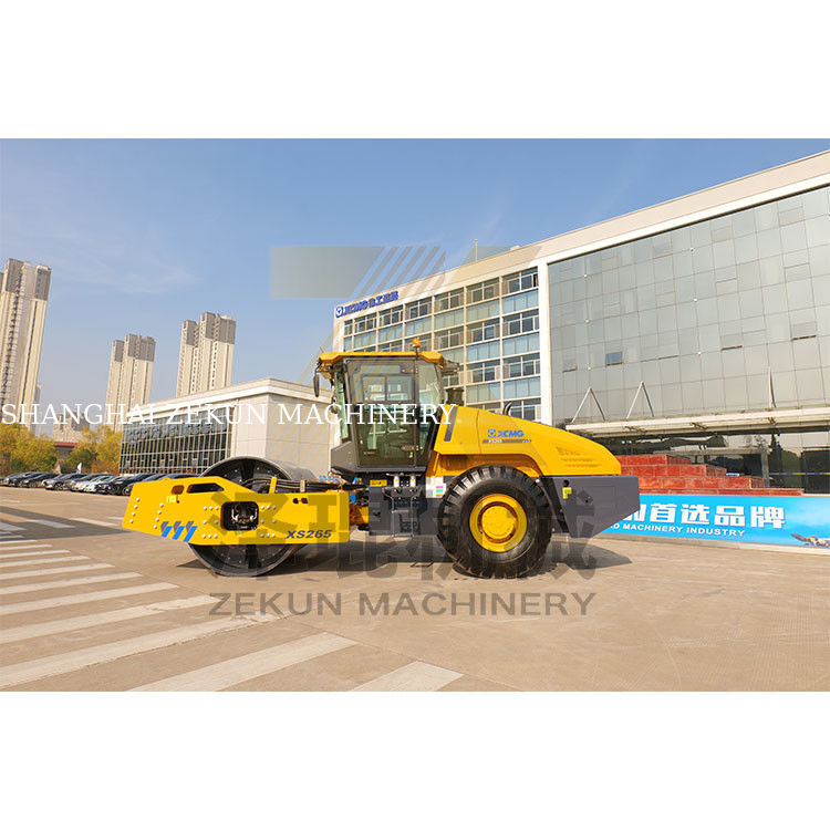 26T XCMG XS265 Hydraulic Single Drum Roller.