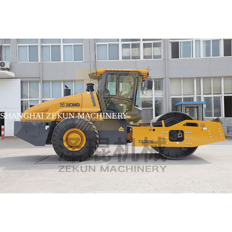 26T XCMG XS265S Hydraulic Single Drum Roller.