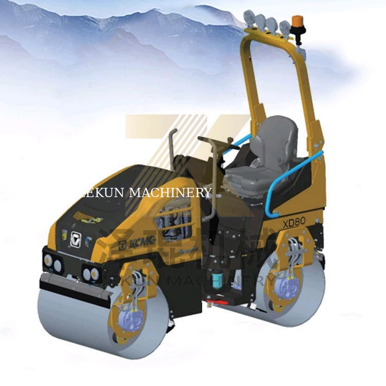 1.6ton XCMG XD80 lekkie walcowanie wibrujące UE etapu V