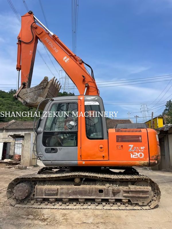Koparka Hitachi ZX120-6 używana z ramieniem o długości 2,5 m i maksymalną wysokością wysypu 210 mm, 11158 motogodzin
