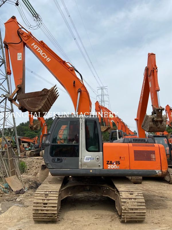 Używany Ekskawator Hitachi ZX200-3G Z 11050hrs Długość ramienia 2,94 M Długość wyciągu 5,7 M